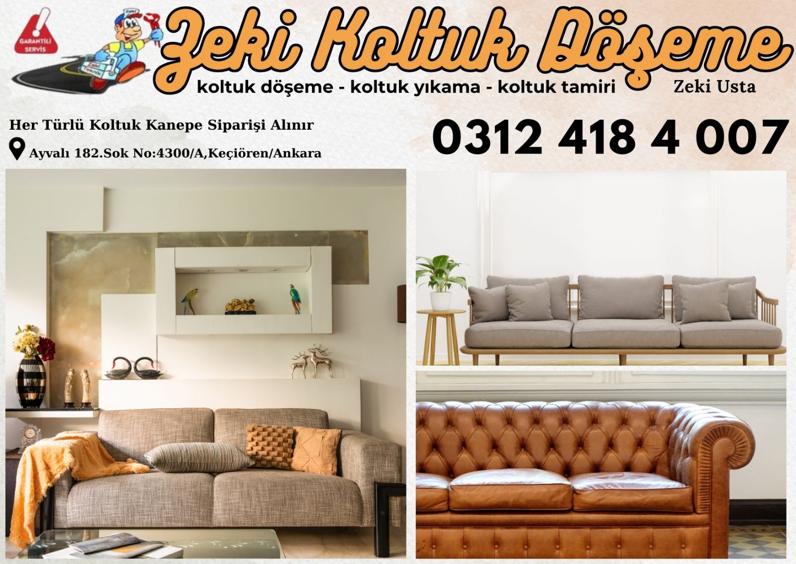 Ayvalı Koltuk Döşeme